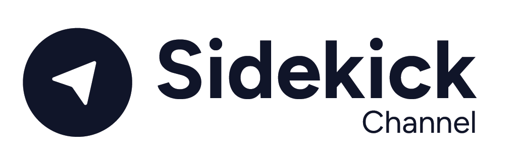 Sidekick Channel button — for light backgrounds